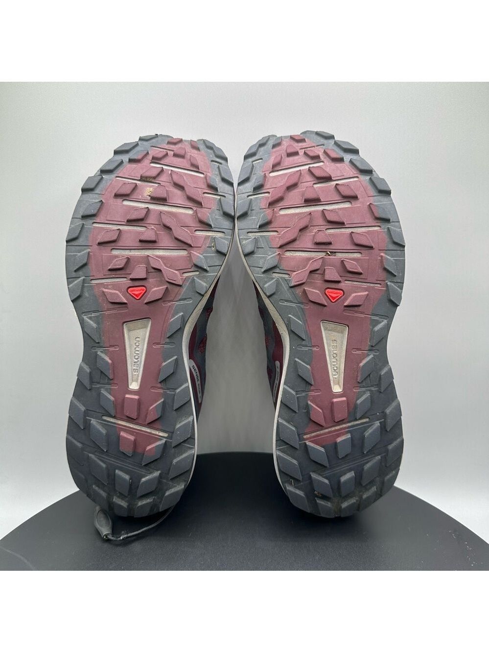 Salomon Sense Ride 4 Trail Running Shoe Sneaker Women Size 7 Wine - Picture 9 of 11